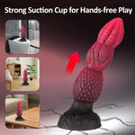 Silicone Dildo For Women,10In Monster Fantasy Horse Dildo With 3 Big Knots,Adult Prostate Sex Toys For G Spot Gay Men Women With Suction Cup?L