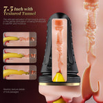 Male Masturbator Oral Flesh Sex Toys For Men, Realistic Pocket Pussy Deep Throat Oral Blow Textured With 7.5In Depth Light, Sexy Lips & Soft Tongue Fleshy Texture, Masturbators Blowjob Toy For Men