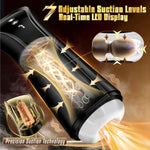 Automatic Male Masturbator Cup - Adult Sex Toys For Men With 7 Suction & 7 Vibration Modes, Pocket Pussy Stroker Lcd Display Male Stroker Sex Toys Sex Machine For Men Masturbation Guy Pleasure