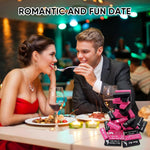 Lust Tower Games Super Naughty Block Tower For Couples Adults Valentine Tumbling Wooden Tower Stacking Blocks Game For Date Night Ideas For Lover Drunking Game(Blck-Pink)