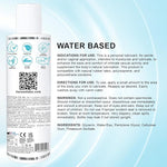 Water-Based Premium Lubricant (8oz) – Long-Lasting, pH Balanced, Condom Safe