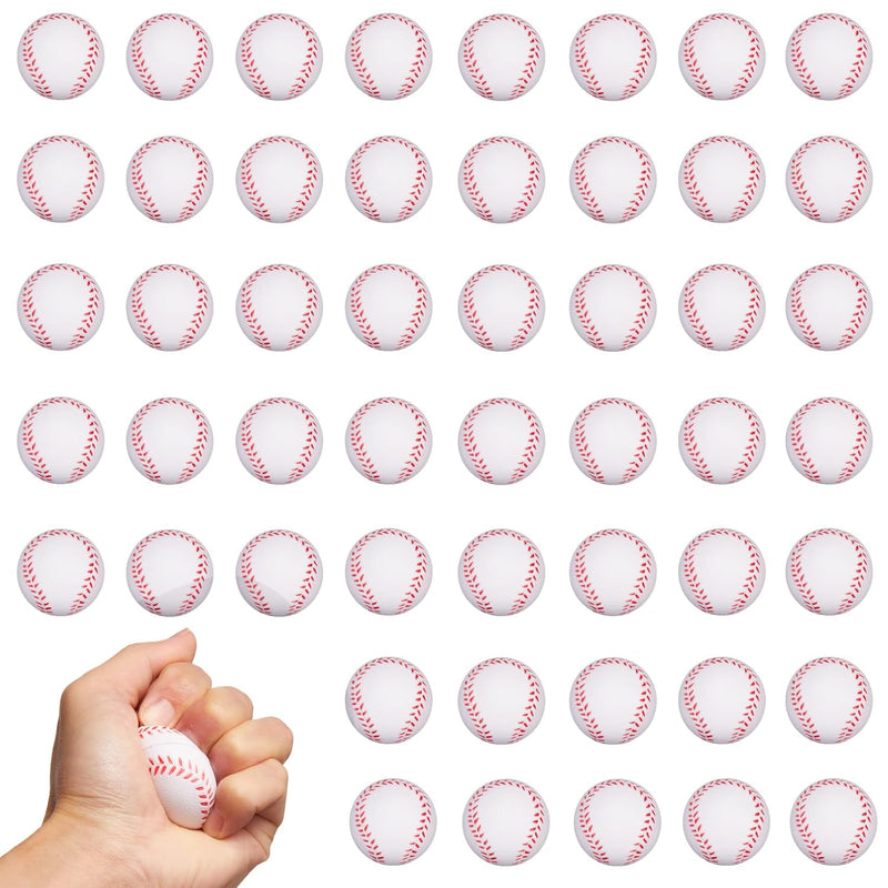 36 Pack Baseball Party Favors, Mini Foam Baseballs Sports Stress Balls For