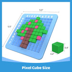 Pixel Art STEM Craft Kit for Kids Ages 5-12