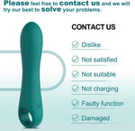 Discreet Lipstick Bullet Vibrator – 10 Modes, Portable Clitoral Stimulator (Green)