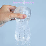 Male Masturbator Pocket Pussy, TPE 3D Realistic Texture Spiral Tunnel Stroker