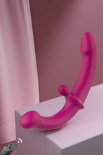 Double-Ended Vibrating Dildo with Ball – 10 Intensity Modes for Ultimate Pleasure