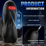 Automatic Male Masturbator with 9 Suction, 10 Vibration Modes & Heating Function