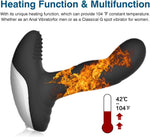 Wiggle Motion Prostate Massager Anal Plug, Vibrating Male Anal Sex Toys for Men Women Couples Adult Sex Pleasure, Remote Control Anal Toy Vibrator Stimulator Butt Plug for P spot & G spot Play