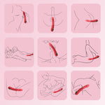 G-Spot Couple Vibrator with Heating & 10 Vibration Modes, Anal & Nipple Stimulator