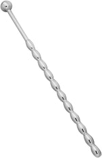 Stainless Steel Multi-Bead Urethral Dilator Plug for Male Stimulation & Play