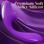3-in-1 Sucking Vibrator – Adjustable Dildo with 10 Suction & Vibration Modes