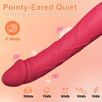 Waterproof G-Spot Vibrator – Realistic Silicone Dildo with 10 Intense Vibrations