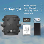 Vibrating Penis Sleeve Cock Ring for Men & Women – Girth Enhancer & G-Spot Toy