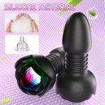 Thrusting Prostate Massager – Remote & Voice-Control 5-in-1 Vibrating Anal Plug