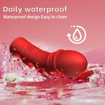 Finger Vibrator for Women – Heated Clitoral & Nipple Stimulator with 10 Modes