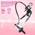 Anal Pump & Expander with Threaded Butt Plugs, Prostate Massage, Vagina Stimulator