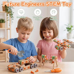 158-Piece Kids Tool Set with Toy Drill and Construction Accessories