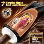 Automatic Male Masturbator Cup - Adult Sex Toys For Men With 7 Suction & 7 Vibration Modes, Pocket Pussy Stroker Lcd Display Male Stroker Sex Toys Sex Machine For Men Masturbation Guy Pleasure