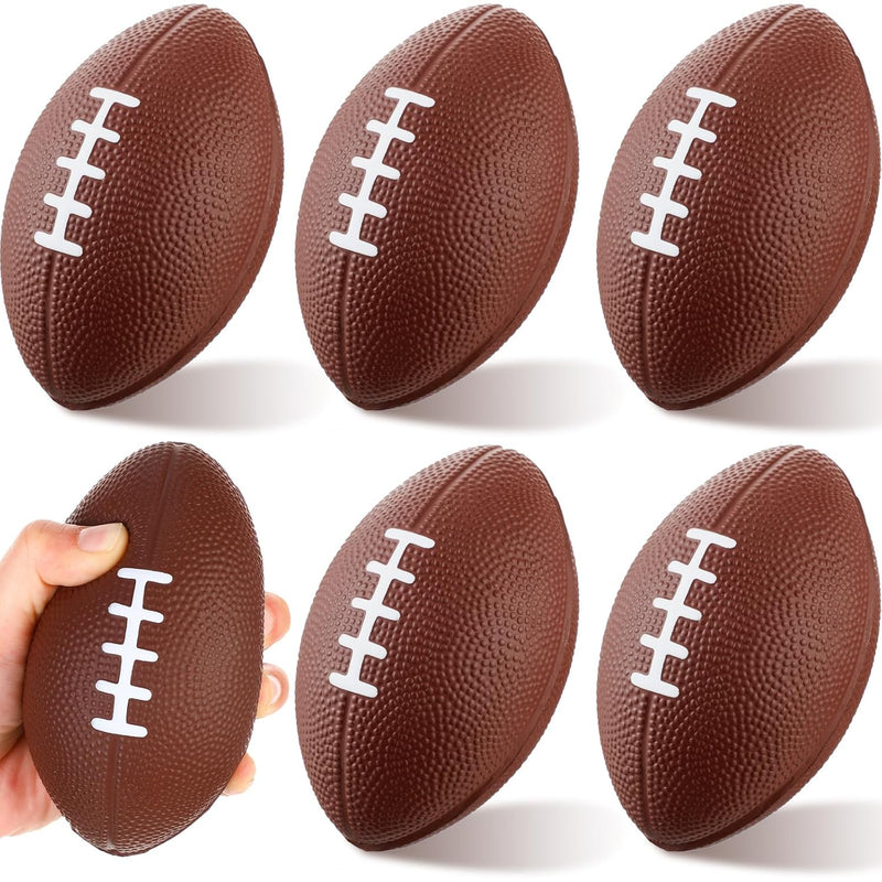 36 Pieces Foam Football Small Football 4.72 Inch Easy Grip Playground Ball