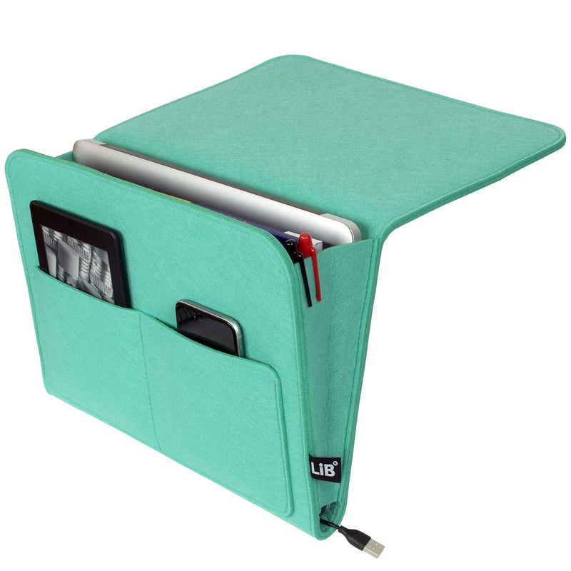 Bedside Caddy, Original Design | Large Size 9.5" X 13.5" | Laptop Holder | 100%