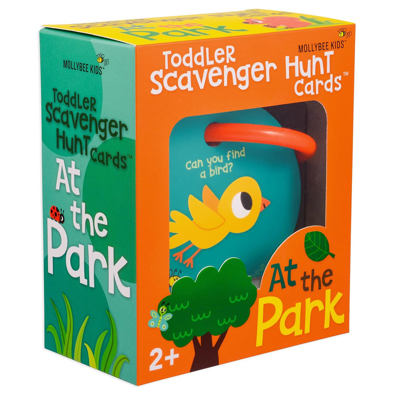 Outdoor Toddler Scavenger Hunt Cards At The Park, Gifts For Ages 2+