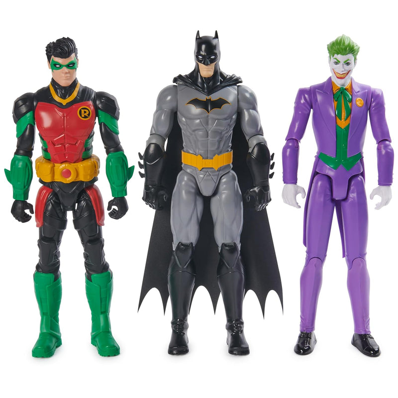 DC Comics, Batman Team Up 3-Pack, The Joker, Robin 12-inch Figures, Collect