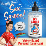 Naughty Jane'S Sex Sauce Natural Lubricant For Beginners, Men, Women, & Couples. Multi-Use Lubricant And Toy Compatible. Easy To Clean, Body-Safe And Unscented. 1 Piece, Clear - 8Oz.