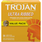 Ultra Ribbed Condoms 36 Count, 1 Pack And Skyn Elite Ultra-Thin Lubricated Latex-Free Condoms 36 Count