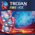 Fire & Ice Dual-Sensation Lubricated Condoms – 3 Pack for a Thrilling Experience