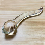Double Ended Glass Anal Plug - S Shape-Curved Dildo Anal Sex Toys Clear Realistic Dildo For Prostate Massager Male Masturbator G Spot Dildo Anal Butt Plug For Men Women