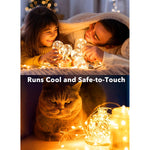 12 Pack Fairy Lights Battery Operated -7Ft 20 Led Silver Wire String Lights Waterproof Mini Firefly Lights For Bedroom, Wedding, Mason Jars, Diy, Crafts, Christmas Garlands, Party Decor