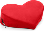 Heart-Shaped Wedge Positioning Pillow – Soft Microvelvet Support for Intimate Play