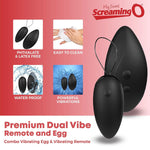 Remote Dual Vibe – Wireless Egg Vibrator With Remote – Mini Bullet Sex Toy With 20 Vibration Modes – Waterproof Rechargeable Vibrator For Women – Discreet And Quiet Design