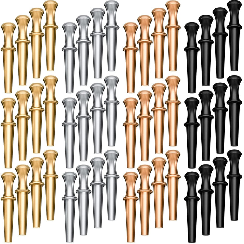 96 Pieces Cribbage Board Pegs Metal Cribbage Pegs Fit 1/8 Holes with Drawst