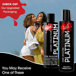 Platinum Silicone Lube, 3-Pack, Long-Lasting, Hypoallergenic, Safe with Condoms