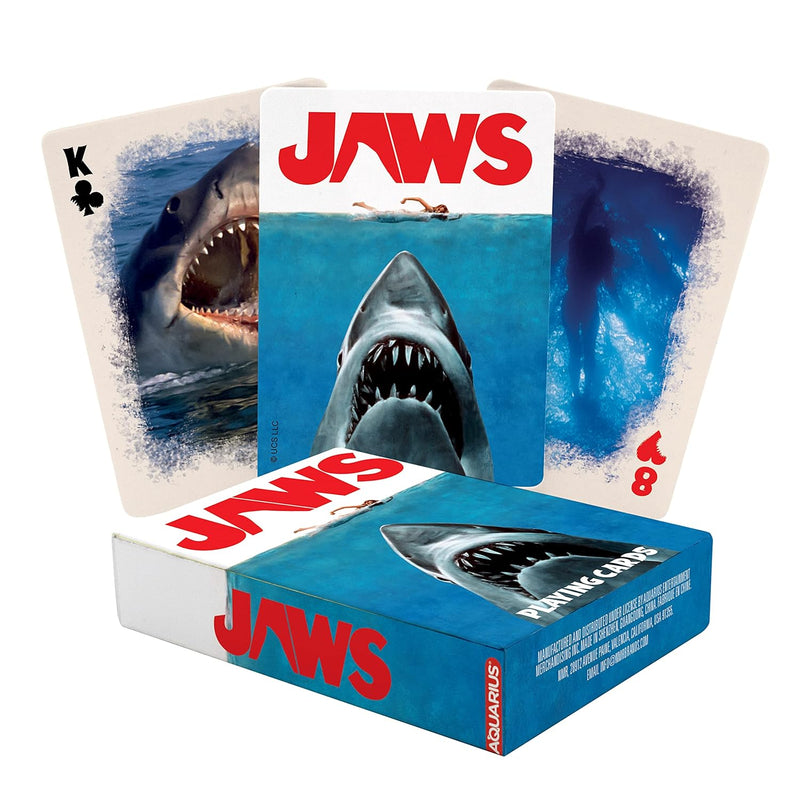 AQUARIUS Jaws Playing Cards - Jaws Themed Deck of Cards for Your Favorite C