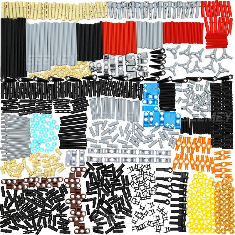 884 Pieces Axle Chain Link Connectors Bricks Sets Compatible With Lego Tech