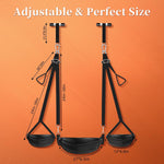 BDSM Bondage Sex Swing & Thigh Sling – Adjustable Straps, Plush Support, 400lbs