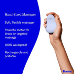 Pom Personal Massager for Women: Flexible, 5 Speeds, Rechargeable, Waterproof, Body-Safe, Ice Color