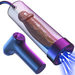 Automatic Penis Enlargement Pump For Men Erection With 6 Training Modes, 3 Suction Mode, Electric Water Penis Pump Cock Penis Vacuum Pump With 2 Replaceable Silicone Rings For Male Erection Training