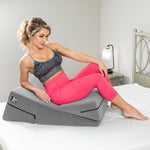 Adjustable Wedge & Ramp Sex Positioning Pillow Set – 12" Original Size, Grey