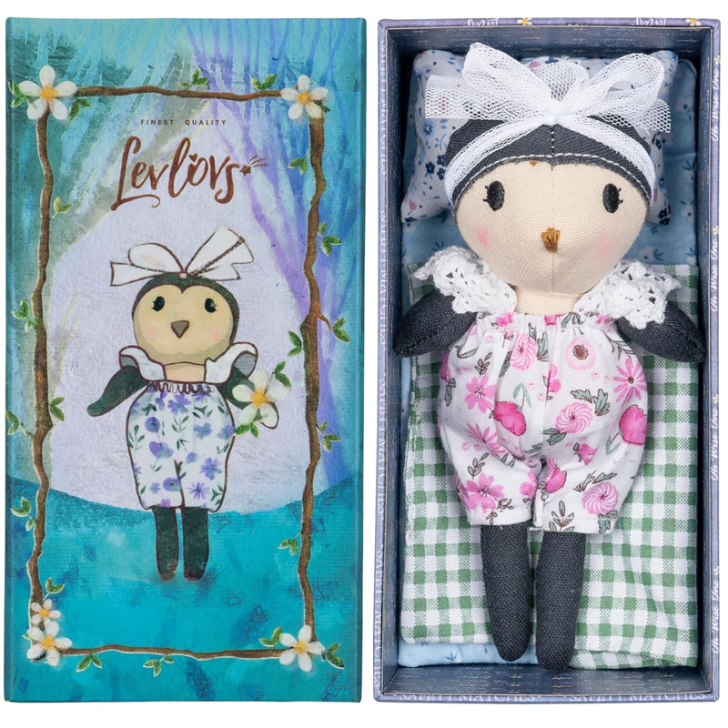 Mouse In A Matchbox Danish Design Toy Baby Registry Animal Doll (Owl)