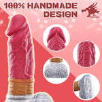 2.9" Diameter Huge Thick Dildo ?Famario?G-Spot Dildo Silicone Suction Dildo Anal Dildo Anal Plug,Unique Design Beginner Soft Dildo Bbc Dildo, Dildo For Men Female Sex Toys L, Mountain