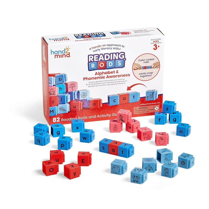 hand2mind Reading Rods Alphabet & Phonemic Awareness, Word Building Activit