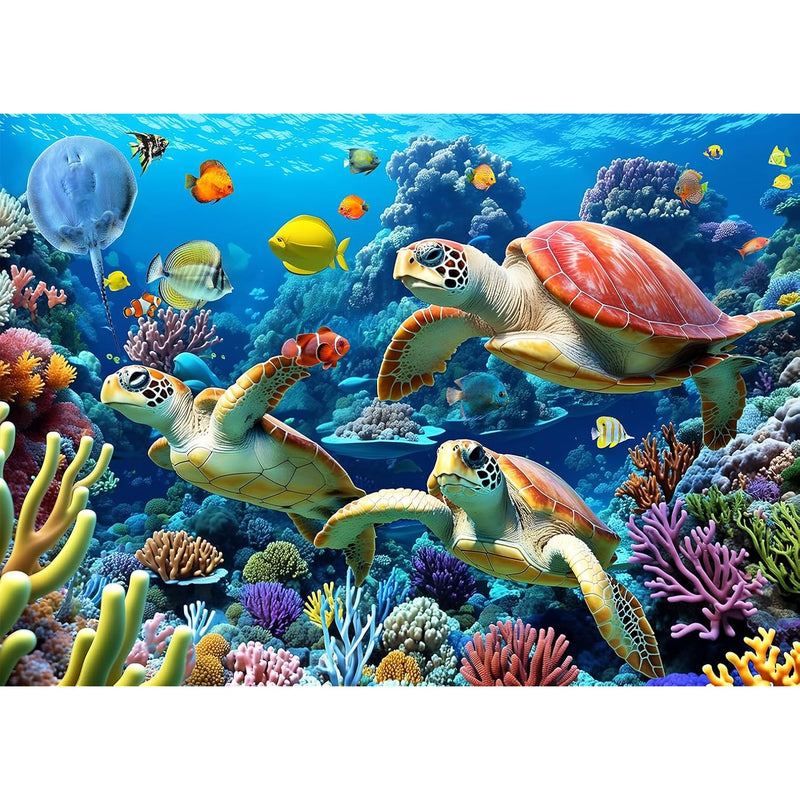 500 Piece Jigsaw Puzzle For Adults Sea Turtle Jigsaw Puzzles 500 Pieces Puz