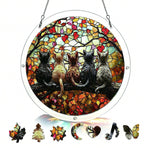 Cat Acrylic Puzzle Sun Catcher Decoration for Home or Office