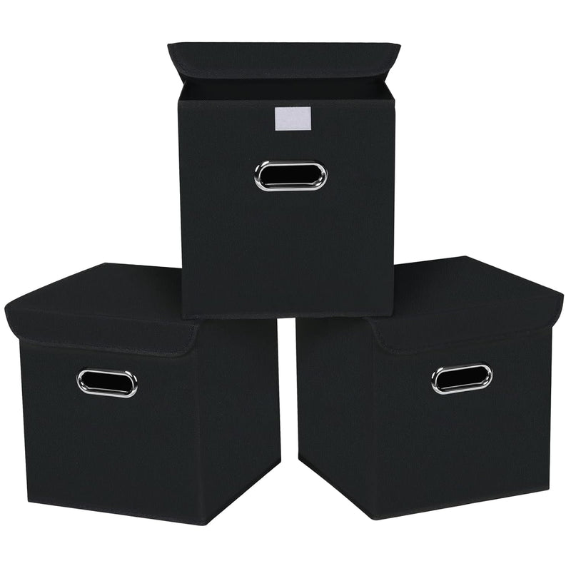 Closet Organizers Fabric Storage Bins With Lids Collapsible Cube Storage Organiz
