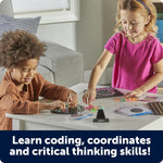 Glow-in-the-Dark Geo Art STEM Kit for Kids with 35 Design Activities
