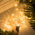 Fairy Lights Plug In, 100Ft 300Led Waterproof Firefly Lights On Copper Wire - Ul Adaptor Included, Starry String Lights For Wedding Indoor Outdoor Christmas Patio Garden Decoration, Warm White