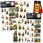 Deluxe Kimetsu no Yaiba Stickers Bundle, 8 Sheets of Premium Stickers for Party Favor Arts & Crafts